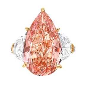 56 10.91cts Fancy Intense Pinkish Orange VVS1