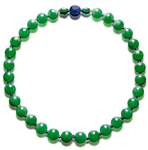 435 Jadeite bead Necklace