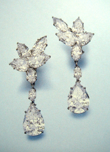 Diamond Pendant Earrings by Harry Winston