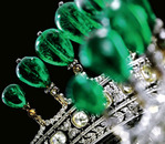 443 Emerald Diamond Tiara circa 1900 Side