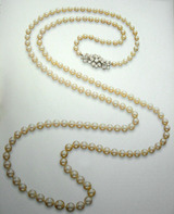 Natural Pearl and Diamond necklace byBoucheron