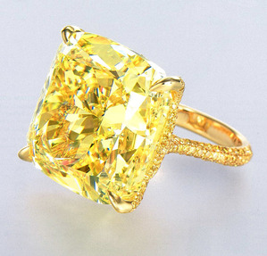 2705 Fnacy Vivid Yellow Diamond Ring