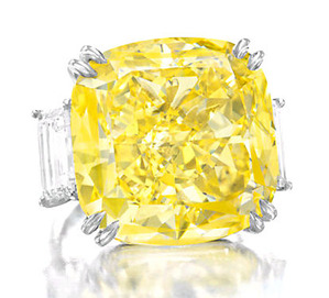 50.29ct Fancy Vivid Yellow VS1