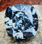 7.03cts Fancy Vivid Blue IF