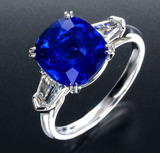 5ct size Kashimir Sapphire Ring